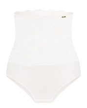 High-waisted light shape lace Briefs 021 031 ivory