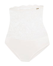High-waisted light shape lace Briefs 021 031 ivory