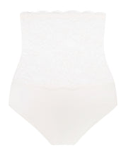 High-waisted light shape lace Briefs 021 031 ivory