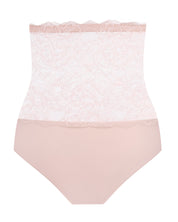 High-waisted light shape lace Briefs 021 031 silver peony
