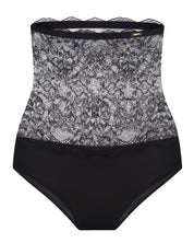 High-waisted light shape lace Briefs 021 031 black