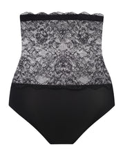 High-waisted light shape lace Briefs 021 031 black