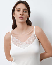 Bamboo cami shorts Set 02102 ivory