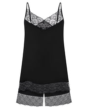 Bamboo cami shorts Set 02102 black