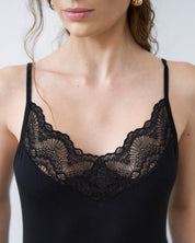 Bamboo cami shorts Set 02102 black