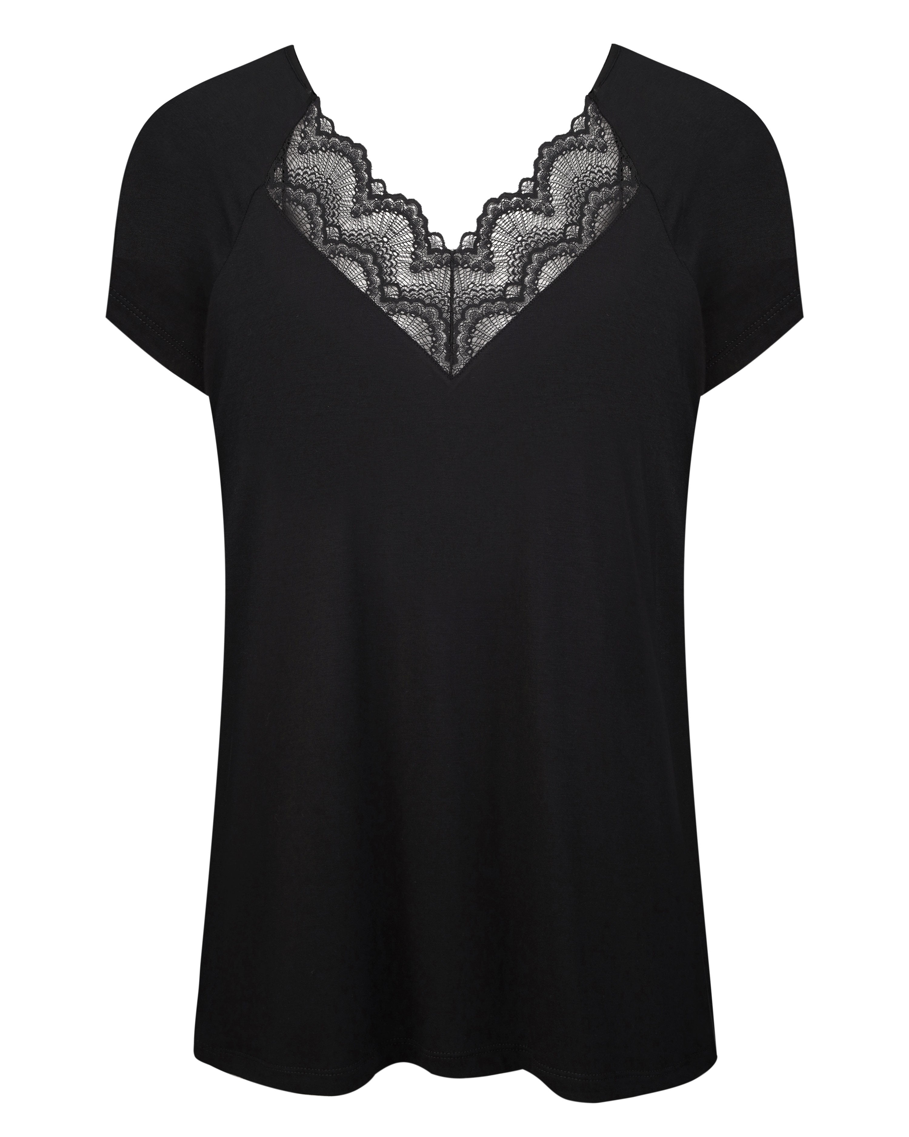 Bamboo t-shirt shorts Set 02103 black