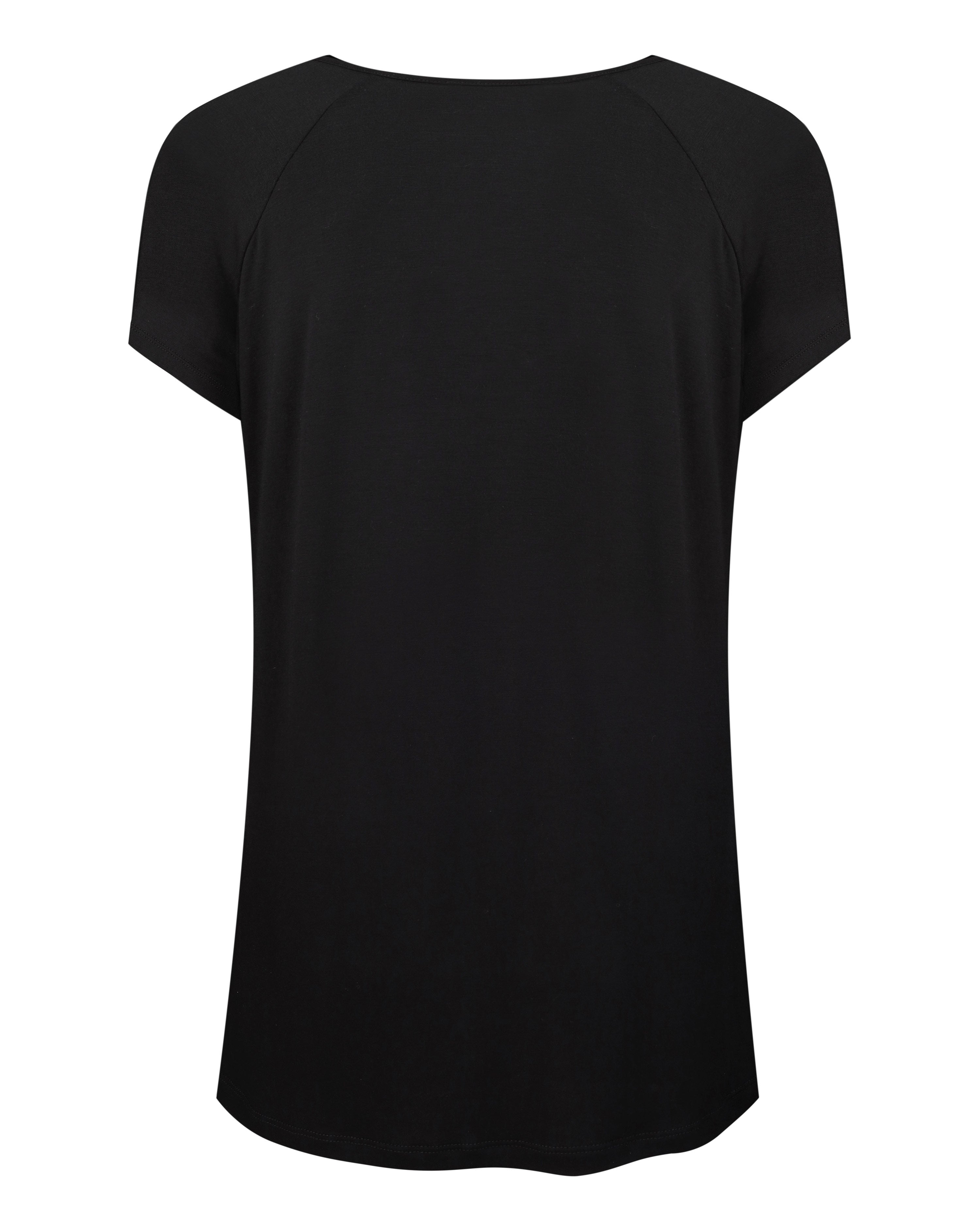 Bamboo t-shirt shorts Set 02103 black