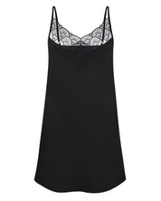 Bamboo Chemise spaghetti strap 02104 black