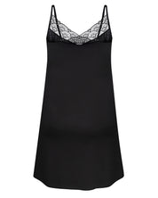 Bamboo Chemise spaghetti strap 02104 black