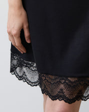 Bamboo Chemise spaghetti strap 02104 black
