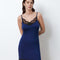 Bamboo Chemise spaghetti strap 02104 navy