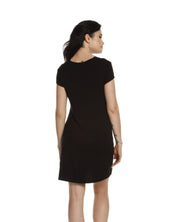 Bamboo t-shirt Nightgown 0211/1 black