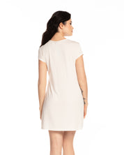 Bamboo t-shirt Nightgown 0211/1 ecru