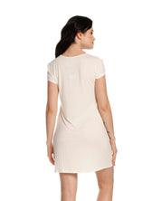 Bamboo t-shirt Nightgown 0211 ecru