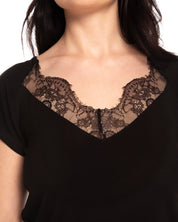Bamboo t-shirt Pajama 0212/1 black