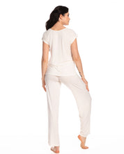 Bamboo t-shirt Pajama 0212/1 ecru