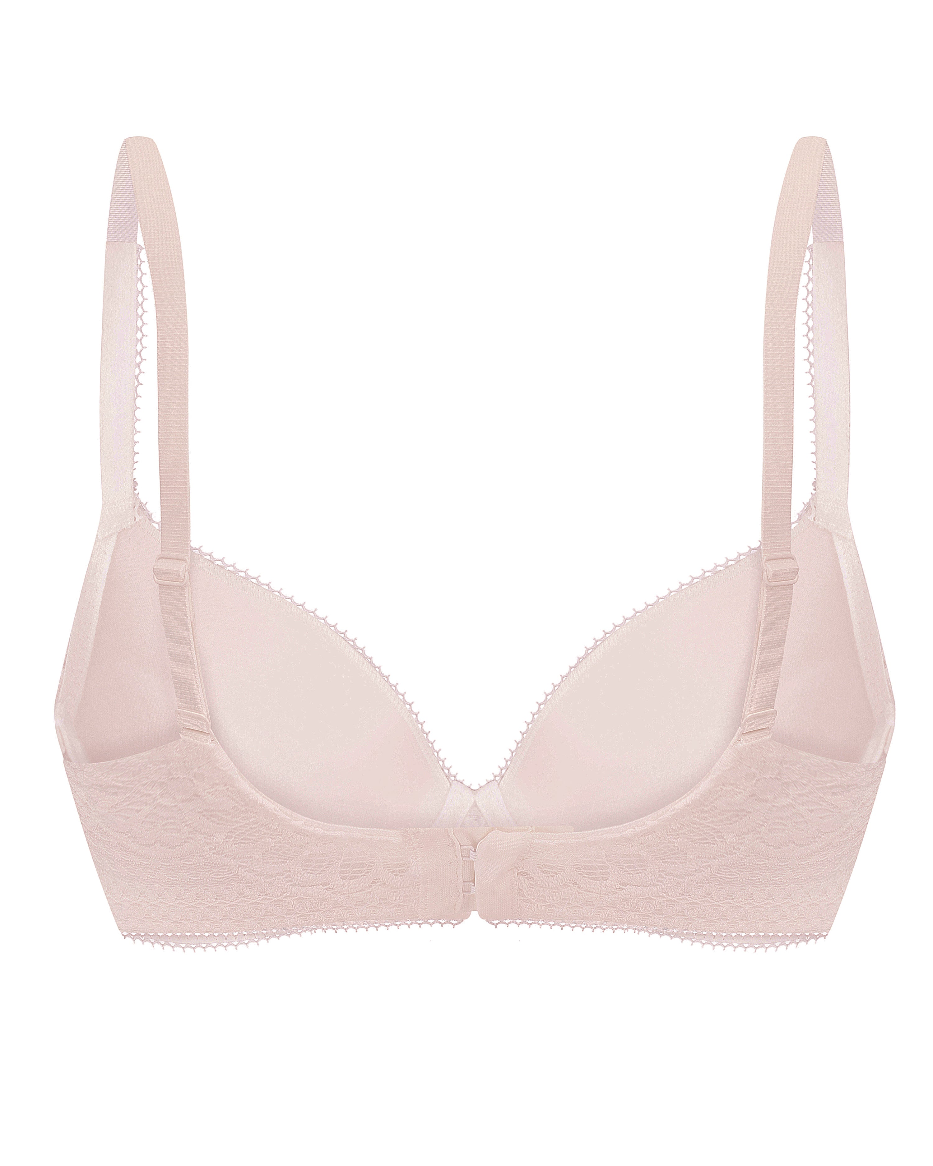 Plunge molded push-up Bra 022 001 silver peony