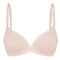 Plunge molded push-up Bra 022 001 silver peony