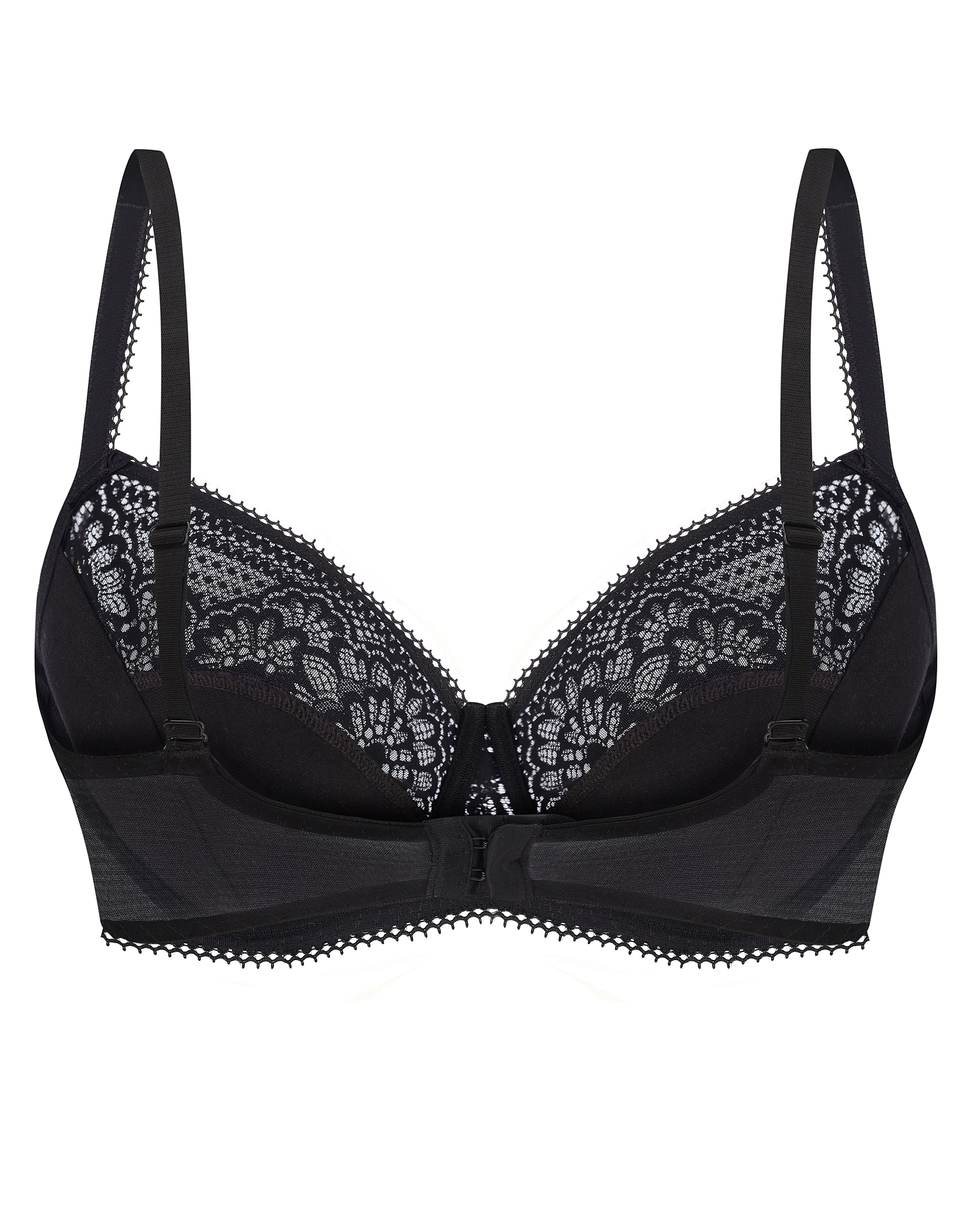 Full coverage non-padded cup Bra 022 013 black