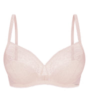 Full coverage non-padded cup Bra 022 013 silver peony