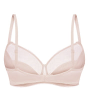 Full coverage non-padded cup Bra 022 013 silver peony
