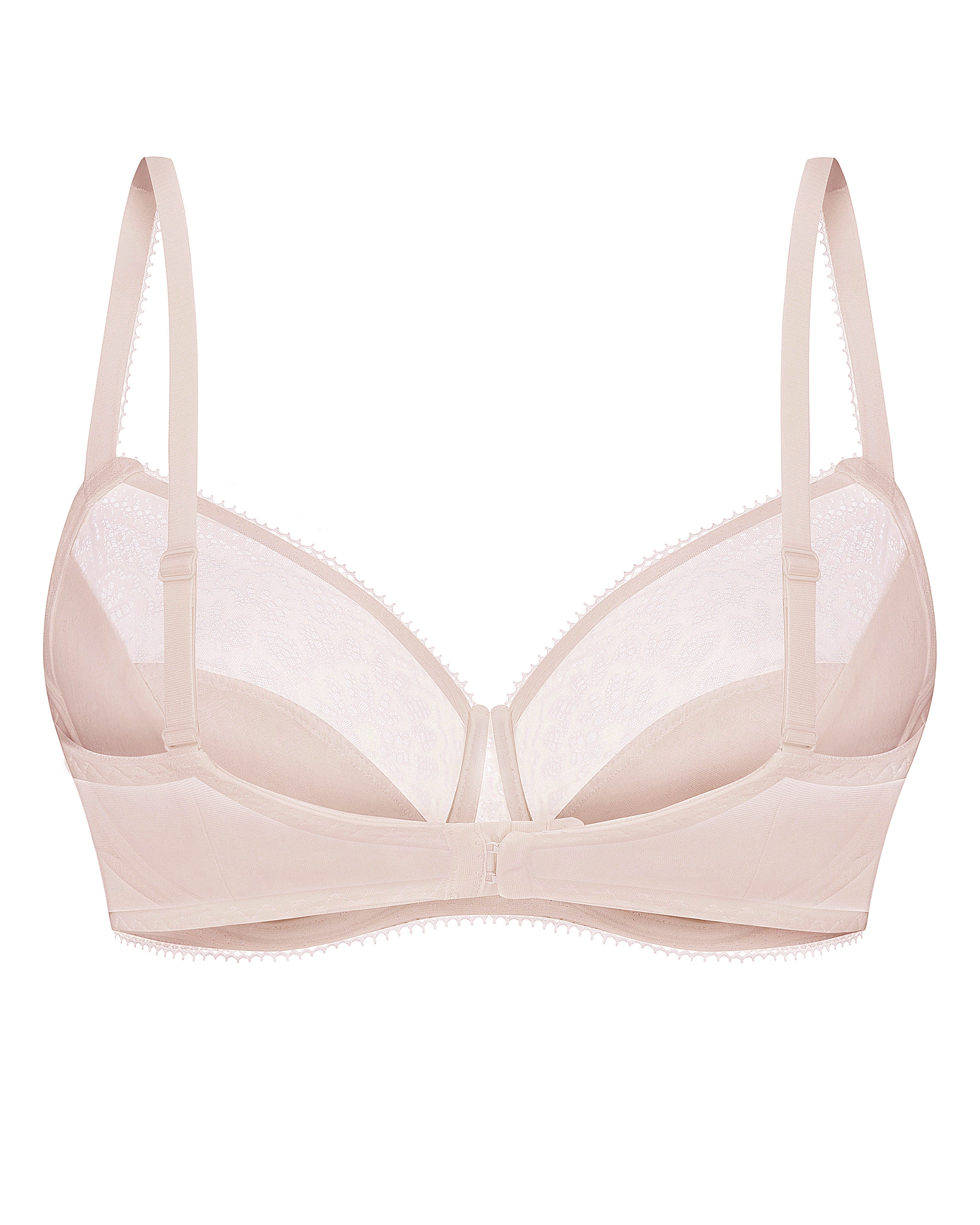 Full coverage non-padded cup Bra 022 013 silver peony
