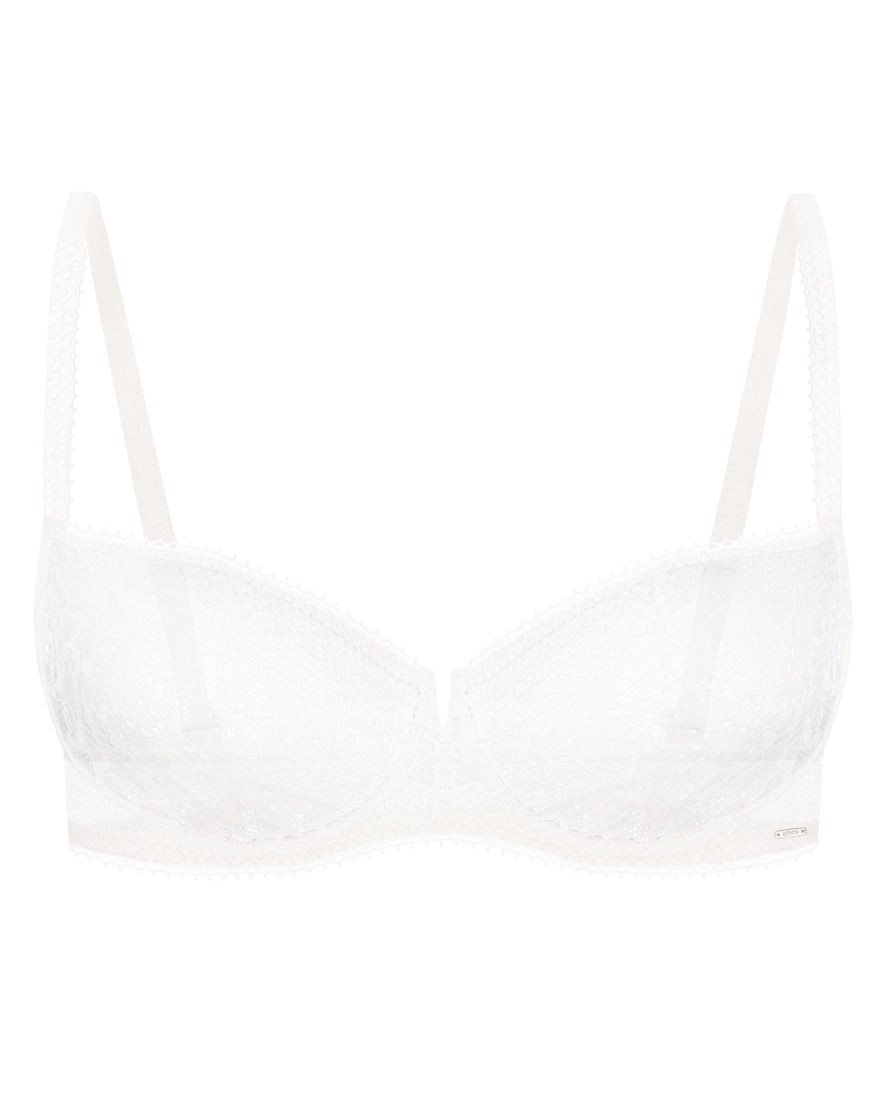Non-padded balconette Bra 022 014 ivory