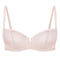 Non-padded balconette Bra 022 014 silver peony