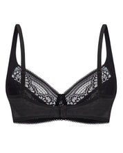 Full coverage non-padded side support Bra 022 015 black