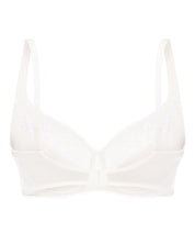 Full coverage non-padded side support Bra 022 015 ivory