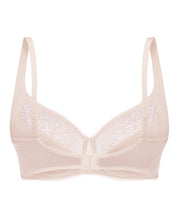Full coverage non-padded side support Bra 022 015 silver peony