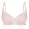 Full coverage non-padded side support Bra 022 015 silver peony