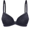 Plunge molded push-up Bra 023 001 quartz