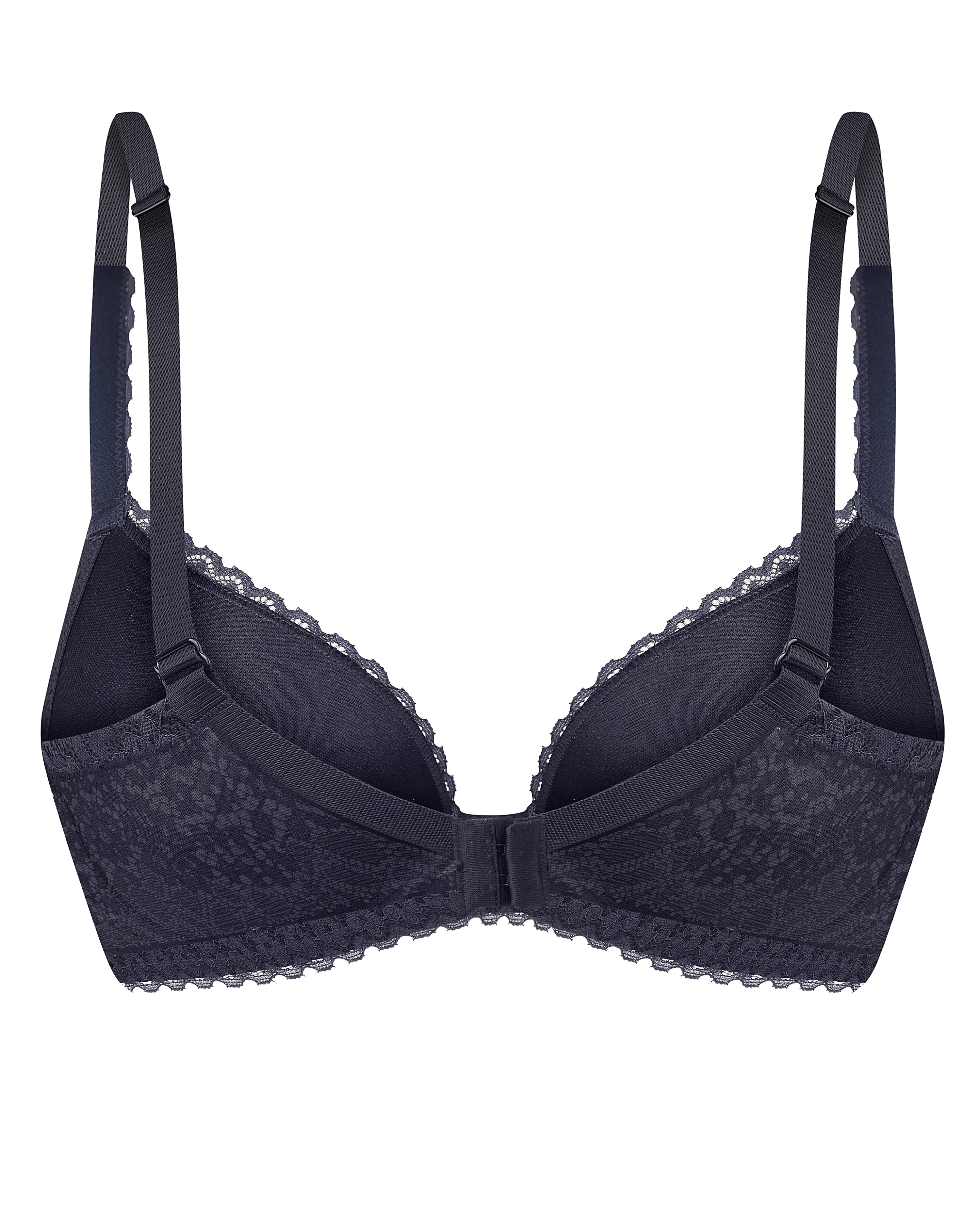 Plunge molded push-up Bra 023 001 quartz