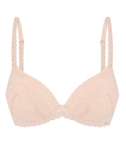 Plunge molded push-up Bra 023 001 silver peony