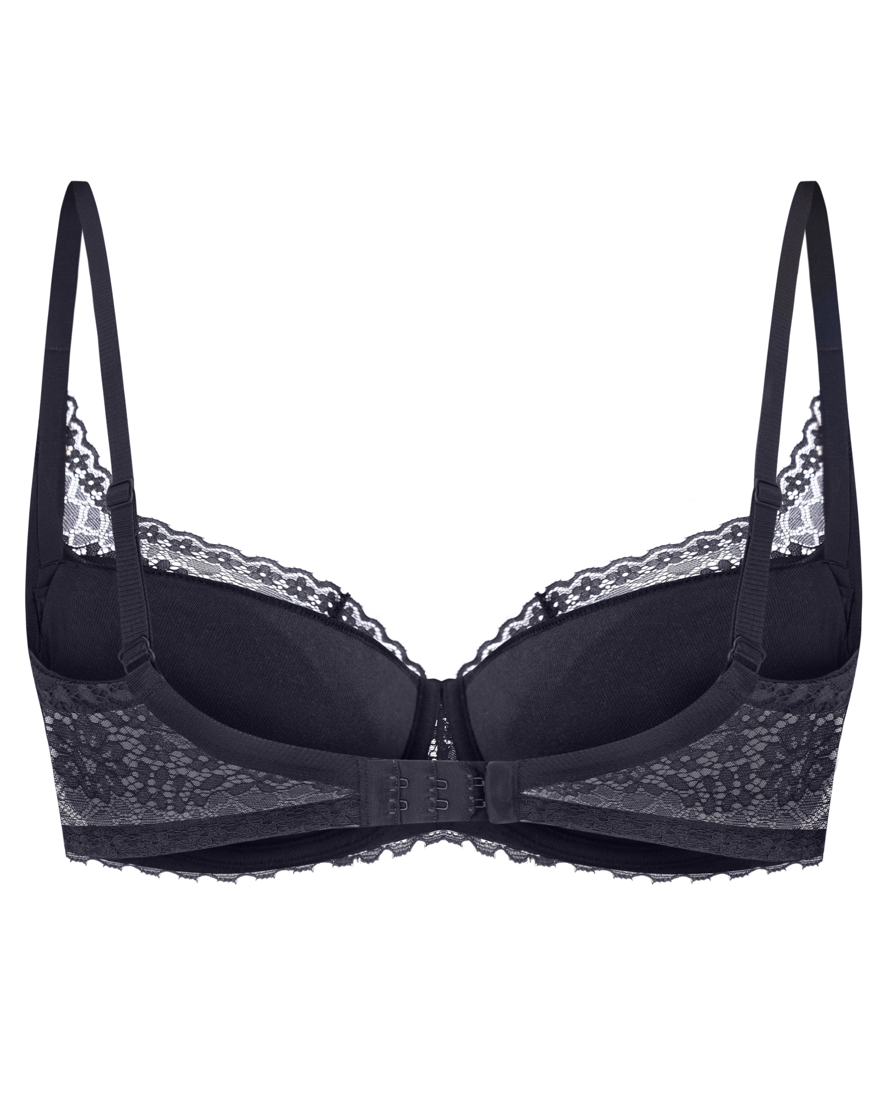 Plunge padded push-up Bra 023 010 quartz