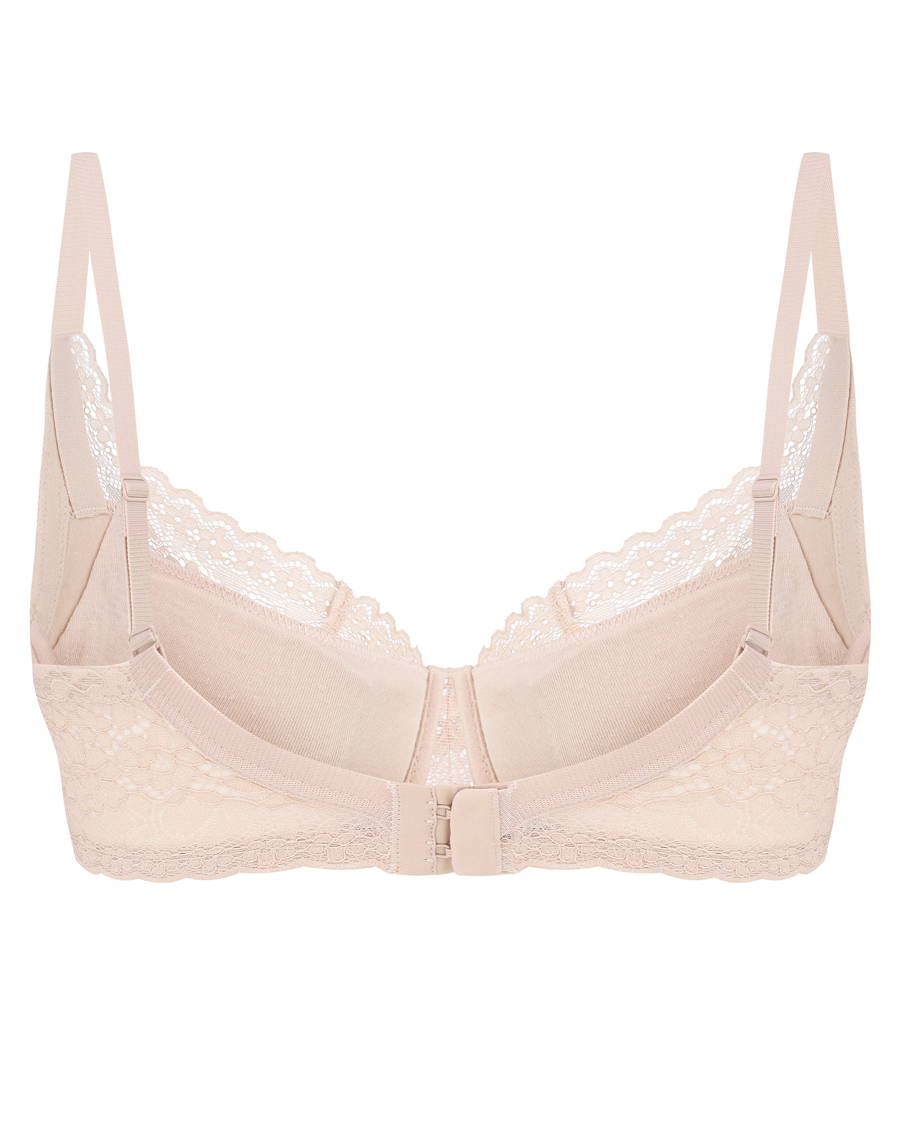 Plunge padded push-up Bra 023 010 silver peony