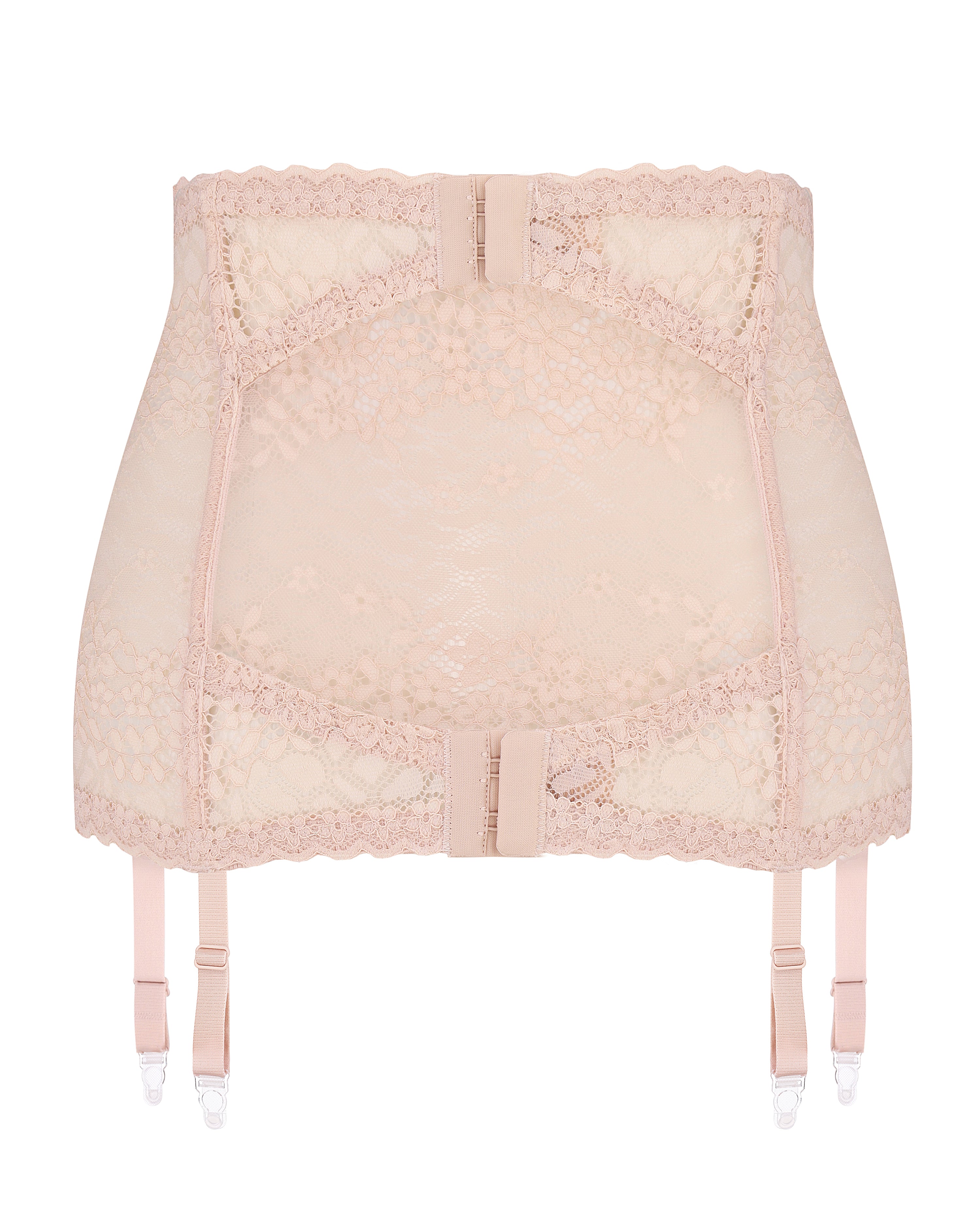 Garter belt 023 055 silver peony