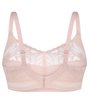 Full coverage non-padded wireless bandeau Bra 024 008 silver peony