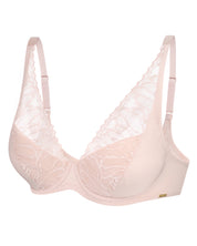 Underwired push-up Bra 024 010 silver peony