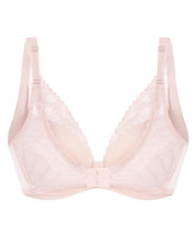 Underwired push-up Bra 024 010 silver peony