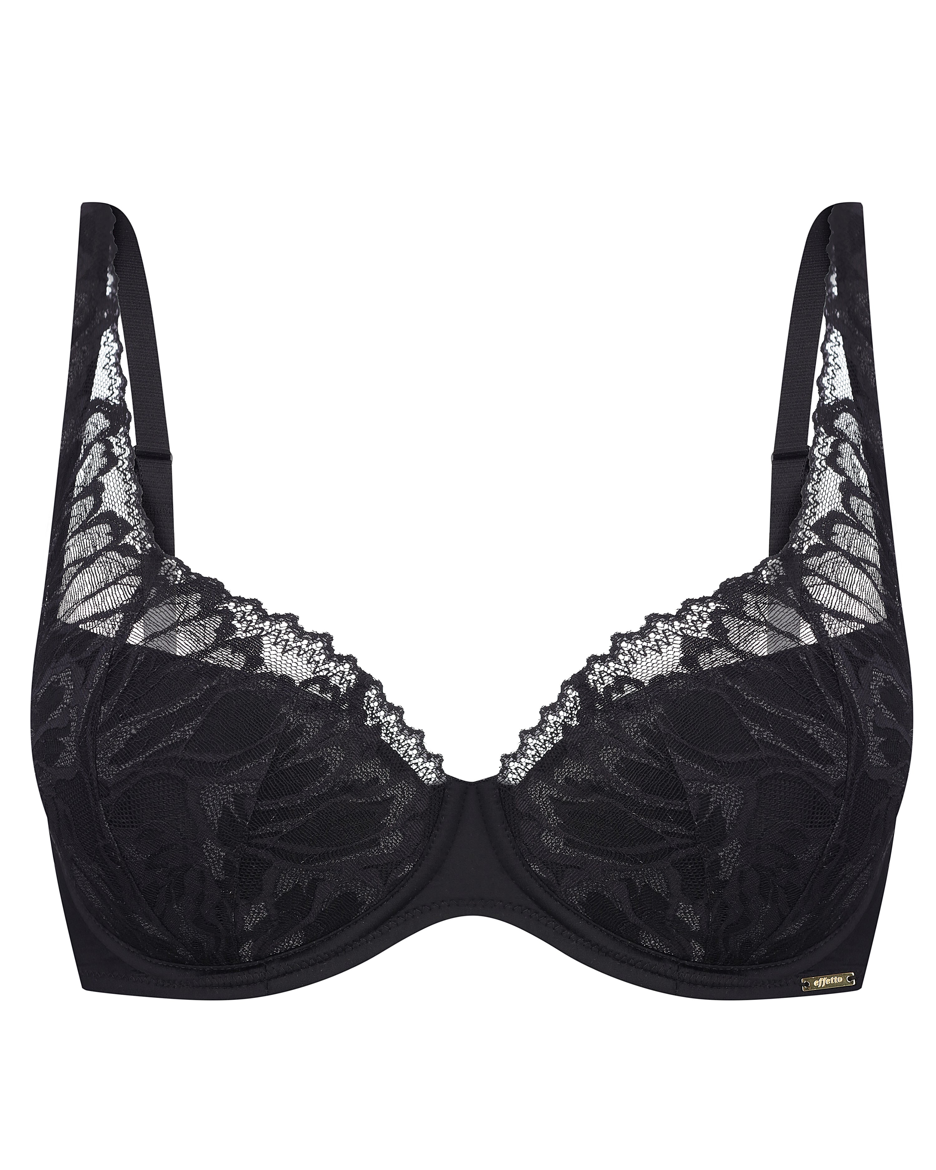 Plunge padded bralette Bra 024 011 black