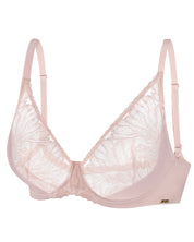Plunge non-padded bralette Bra 024 016 silver peony