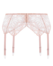 Garter belt 024 055 silver peony