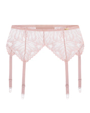 Garter belt 024 055 silver peony