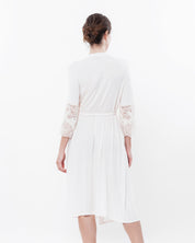 Bamboo 3/4 sleeve Robe 0265 crema