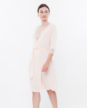 Bamboo 3/4 sleeve Robe 0288 crema