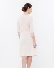Bamboo 3/4 sleeve Robe 0288 crema