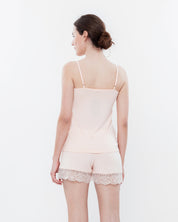 Bamboo cami shorts Set 0290 crema
