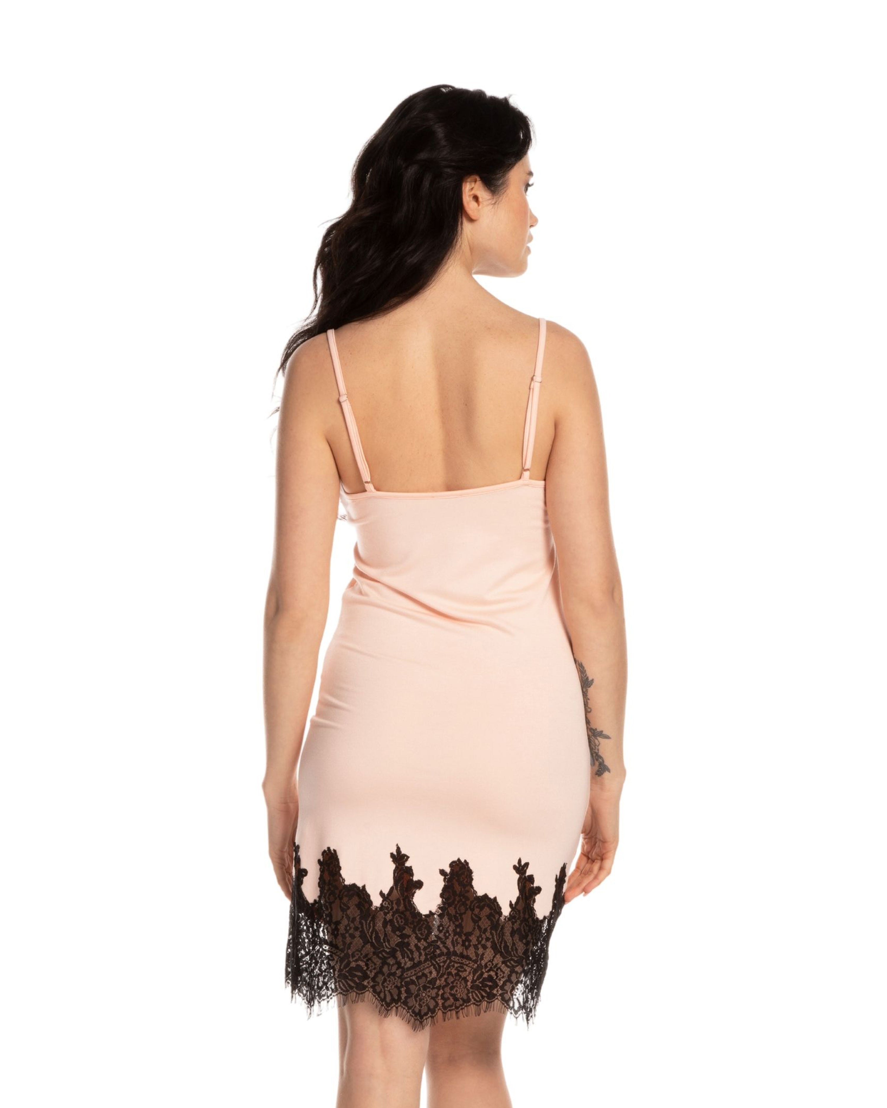 French terry Chemise spaghetti strap 03105 peach